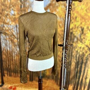 Bronze Classic , silky sheer knit, sweater like style
